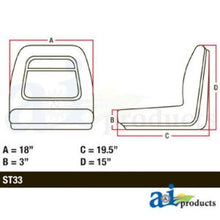 B1AM133476 Seat - Deere AM133476 Vin Fits Sunbelt Ag Apps