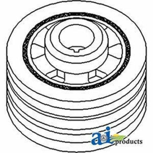 74009853 Crankshaft Pulley Fits Allis Chalmers 200