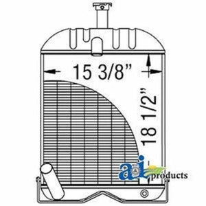 1660655M92 Radiator Fits Massey Ferguson 231 240P