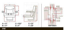 BBS108YL Big Boy Seat; Yellow Fits Several