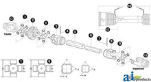 BP122461500 Outer Drive Tube #5 Fits Bush Hog Land Pride