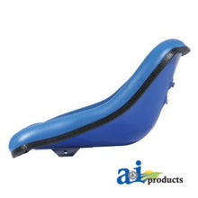 CS668-8V Pan Seat 19" Steel Blue Vinyl Fits Ford