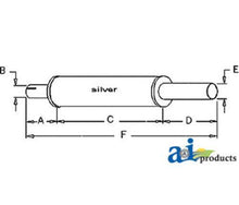 D2NN5230A Muffler Fits Ford