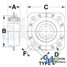 FD209RE Disc Bearing Fits Riverside Tractor