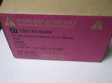 27 1001814049 Home Decorators Collection 2 Light Brushed Nickel Flush Mount