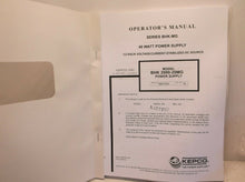 BHK 2000-20MG Kepco Programmable 40 Watt Power Supply Operator's Manual