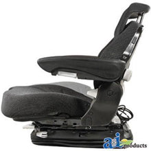 MSG95741GRC Grammer Seat Assembly, Charcoal Matrix Cloth, Black Vinyl Armrests