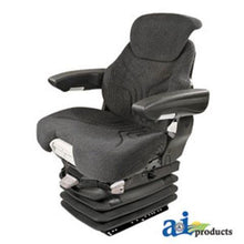 MSG95741GRC Grammer Seat Assembly, Charcoal Matrix Cloth, Black Vinyl Armrests