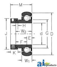NPS112RPC NPS Spherical Pre-Lubed Fits Bearing & Seal