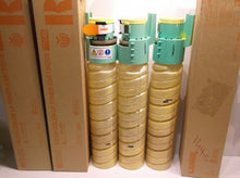 (2) Ricoh & (1) Lanier Yellow Type 145 Toner Cartridge - 1/4 Full & 2/3 Full