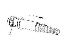 T23653 Transmission Input Shaft W/1R1612 Bushing Fits John Deere 350, 1010