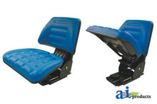 TF222BU Flip Seat Trapezoid Back Blue Fits Several