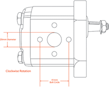 TX11234 Hydraulic Pump Fits Long