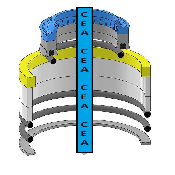 D143215 Loader Clam Cylinder Seal Kit Fits Case 680L