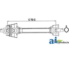 WC384811 Constant Velocity Shafts Fits Walterscheid