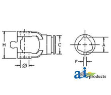 WC384811 Constant Velocity Shafts Fits Walterscheid