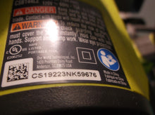 CSB144LZ Ryobi 7-1/4" Circular Saw With Laser SN# CS19223NK5967