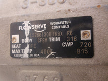Flowserve Worchester Controls Flammable Liquid Valve
