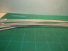 Lot Of 10 17 Inch Braided Coated Cables With Ring Terminals