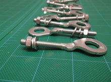 Lot Of 10 Threaded Off Set Threaded Eyelet With Nuts & Washers