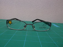 Leishi Black Sparkle ls225 50 17-136 C7 Eyeglass Frame