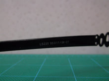 Leishi Black Sparkle ls225 50 17-136 C7 Eyeglass Frame