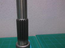 7.5" Splined Shaft 17mm od