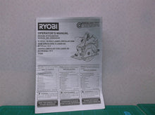 Ryobi P506 5 1/2" Saw Manual Only