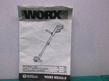 Worx WG163/WG163.9 Operators Manual Only