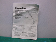 Homelite UT41113 Electric String Trimmer Operator's Manual Only