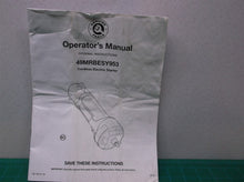 Cordless Electric Starter 49mrbesy953 Operator's Manual Only