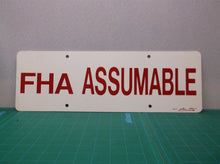 FHA Assumable 2 Sided Sign