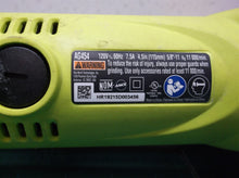 Ryobi AG454 Angle Grinder No Guard Handle Wrench Or Nuts hr19215003456