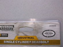 Universal Hardware Commercial 2-3/4 in. Single Cylinder Satin Chrome DeadBolt With Keys