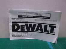 Dewalt DWE 7-1/4" Corded Circular Saw dwe574 dwe575 dwe575sb Manual Only