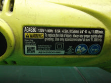 Ryobi AG453G Rot Handle Angle Grinder - No Guard/Wrench Or Nuts SN: AB14255D016961