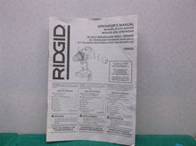 Ridgid R86009 18v 2 Speed 1/2 Brushless Drill Driver Operator's Manual Only
