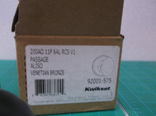 Aliso Passage Door Lock With Latch Venetian Bronze Kwikset