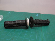 Set Of Black Ribbed Grips w/Throttle Insert Chinese ATV Dirt Bike Motorcycle