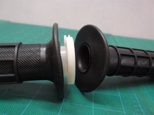 Set Of Black Ribbed Grips w/Throttle Insert Chinese ATV Dirt Bike Motorcycle