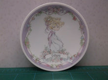 Enesco Corporation 1991 Precious Moments Plate With Name & Stand DAWN