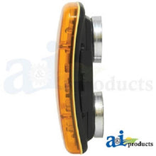 WL18A Light Amber Safety Flash 6" X 4", Magnetic Base, Battery Operated