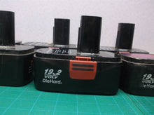 Lot Of 6 Diehard 19.2 Volt Nicad Batteries For Cores Or Salvage