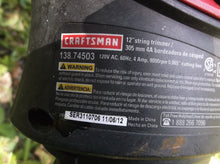 Craftsman 138.74503 12" String Trimmer No Handle guard Spool Or Cap sn 3110706