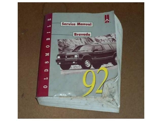 1992 Oldsmobile Bravada Dealer Service Manual OEM
