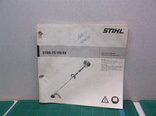 Stihl FS100RX Trimmer Owners Manual