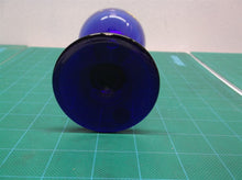 Cobalt Blue Sun Moon Stars Wine Glass