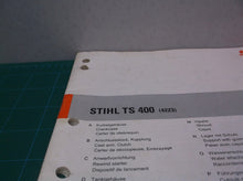 TS400 Stihl Cut Off Saw Workshop Manual