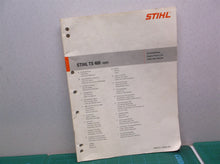 TS400 Stihl Cut Off Saw Workshop Manual