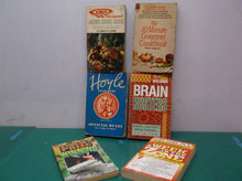 Lot Of 6 Books- Cookbooks and Brain Games